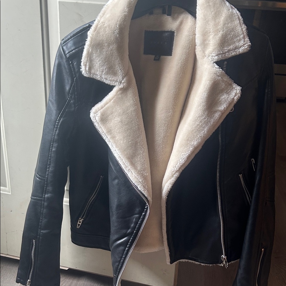 Black and Cream Women's Jacket